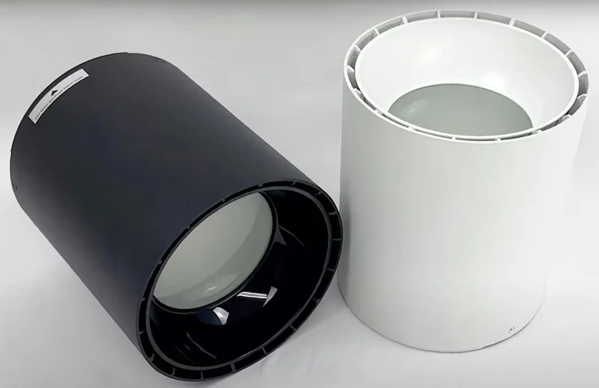 9" Ceiling Mount Cylinder Light, 6,400Lm, CCT & Wattage Selectable, 120-277V, Black - Image 4