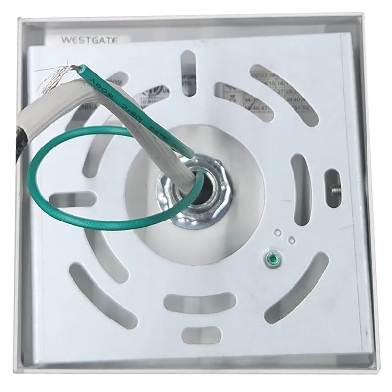 2" Square Architectural Ceiling Cylinders, 6W, 450 Lumens, Triac Dimming, CCT Selectable, 120-277V, White Finish - Image 4