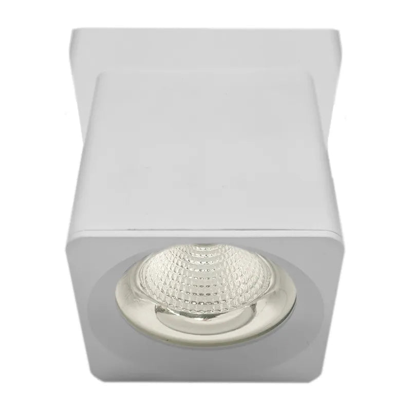 3" LED Square Rounded Corner Cylinder Light, 1200 Lumen Max, Wattage and CCT Selectable, 120-277V, White or Black Finish - Image 2