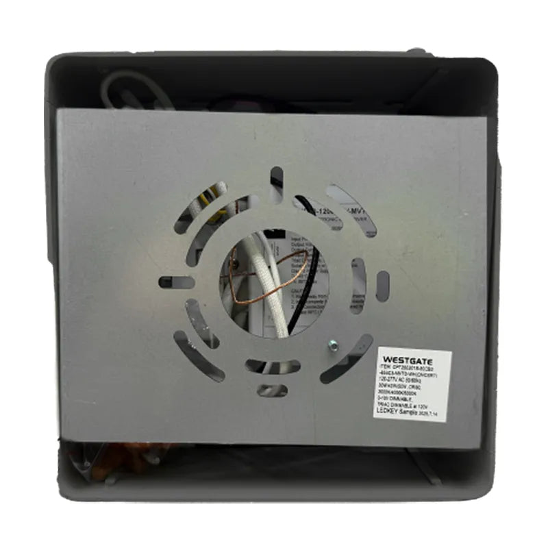 3" LED Square Rounded Corner Cylinder Light, 1200 Lumen Max, Wattage and CCT Selectable, 120-277V, White or Black Finish - Image 4