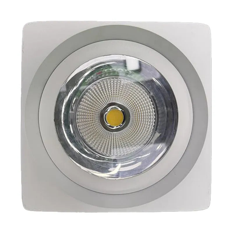 4" LED Square Rounded Corner Cylinder Light, 1600 Lumen Max, Wattage and CCT Selectable, 120-277V, White or Black Finish - Image 3
