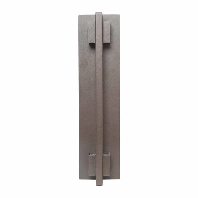 Small Crest Collection Grasp Trim Wall Sconce, 900 Lumens, 100-277V, 10W, 3000K, 4000K, or 5000K, Dark Bronze or Silver - Image 3