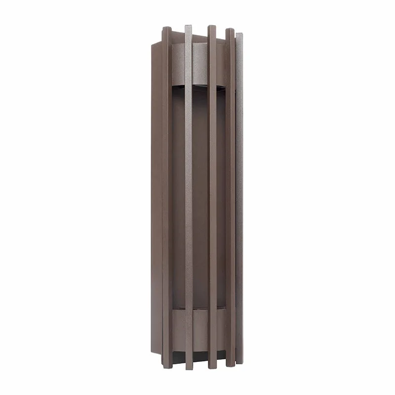 Crest Collection Pen Trim Wall Sconce, 1800 Lumens, 100-277V, 20W, 3000K, 4000K, or 5000K, Dark Bronze or Silver - Image 2