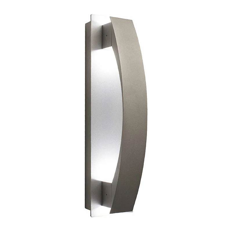 Crest Collection Lunette Trim Wall Sconce, 1800 Lumens, 100-277V, 5/10/15/20W Selectable, 3000K, 4000K, or 5000K, Dark Bronze or Silver - Image 3