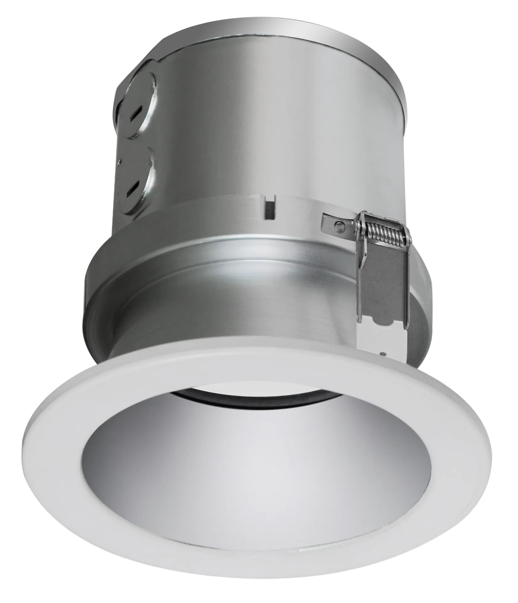 4" LED ROUND COMMERCIAL RECESSED LIGHT, 3200 LUMEN MAX, WATTAGE AND CCT SELECTABLE, 120-277V, HAZE OR WHITE
