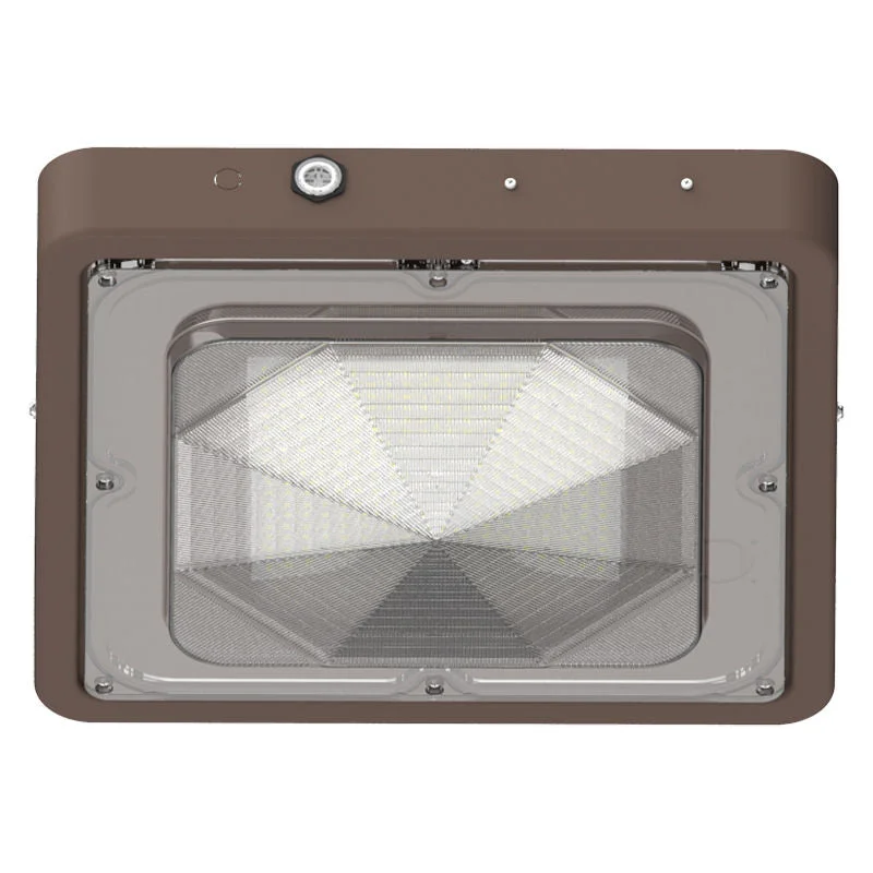 Square LED Garage and Ceiling Light with Emergency Backup Battery, 10,400 Lumens, 40W/60W/80W Selectable, 120-277V, CCT Selectable 3000K/4000K/5000K, Bronze Finish