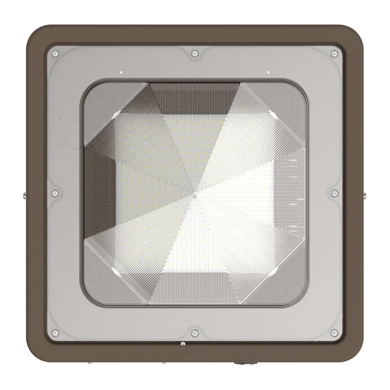 Square LED Garage and Ceiling Light with Emergency Backup Battery, 10,400 Lumens, 40W/60W/80W Selectable, 120-277V, CCT Selectable 3000K/4000K/5000K, Bronze Finish - Image 3