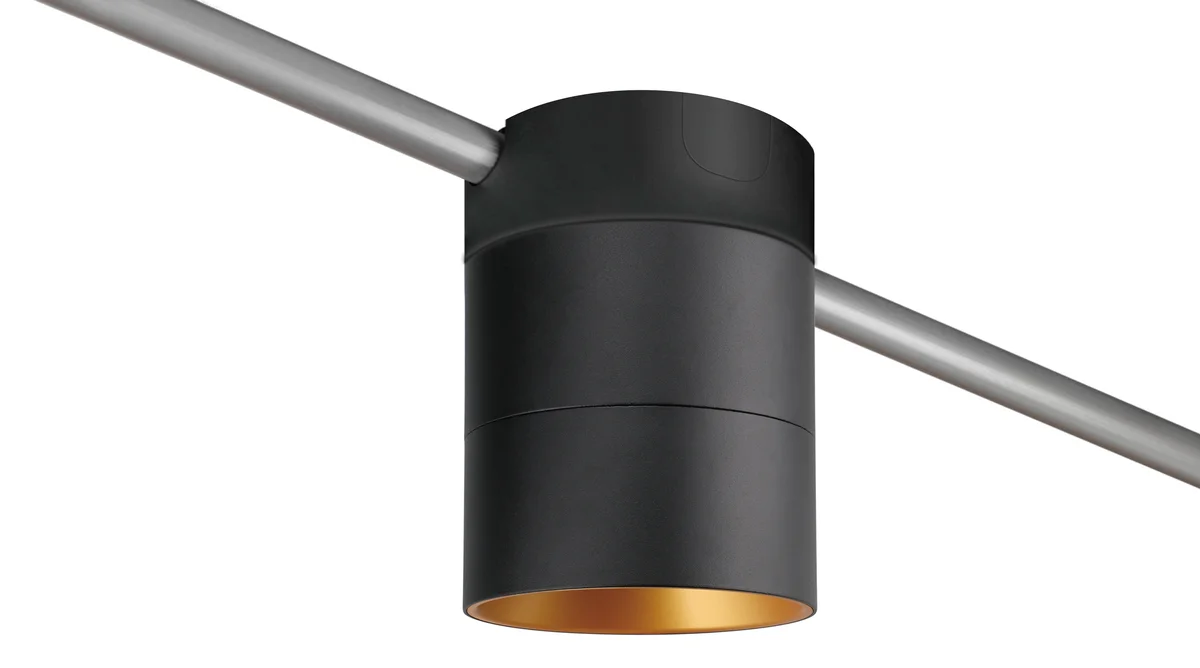 4" LED Cylinder Light Fixture, 2500 Lumens, Wattage Selectable, 2700K, 3000K, 3500K, or 4000K, 120-277V, Black Finish, Trim Options - Image 11