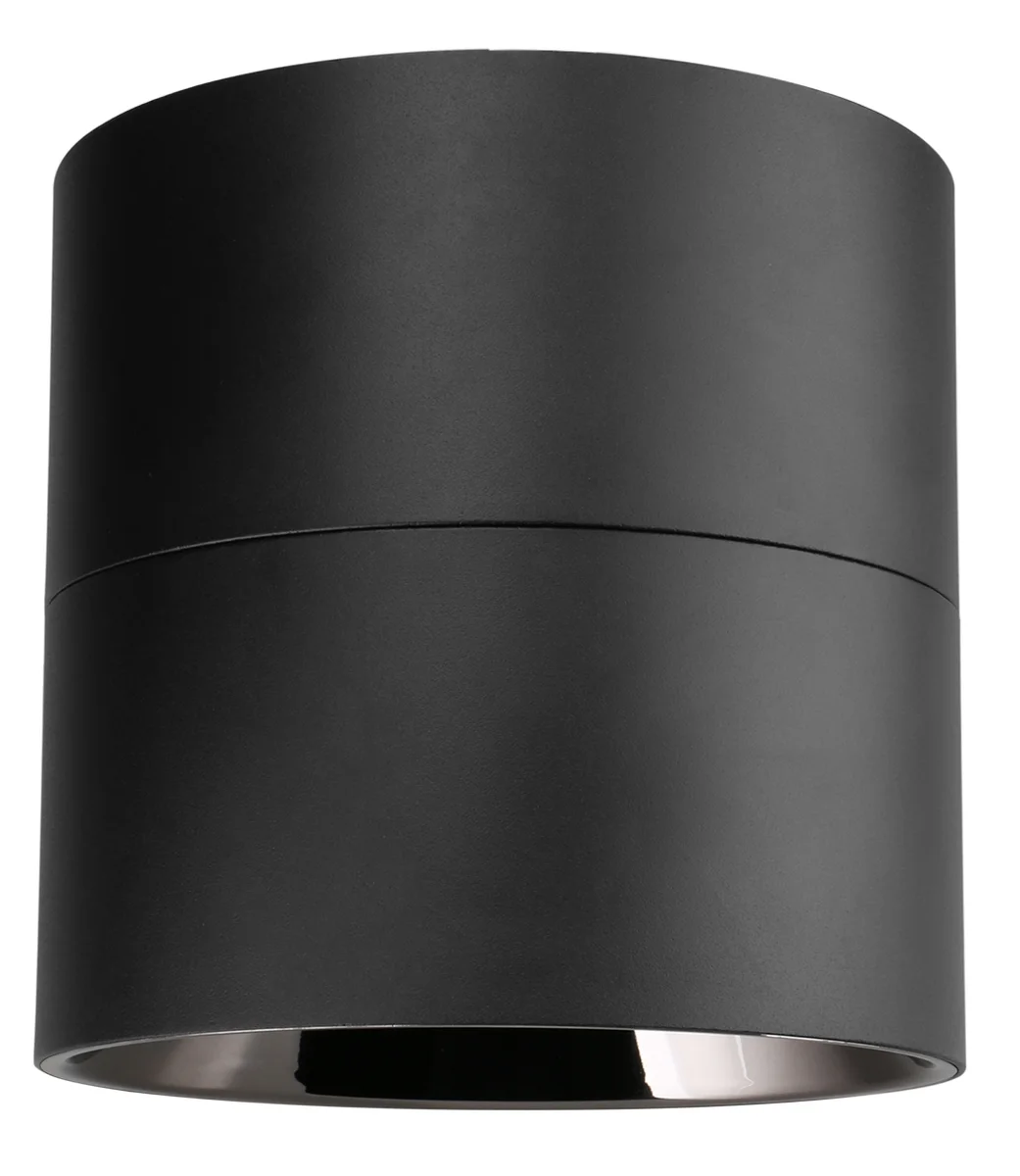 4" LED Cylinder Light Fixture, 2500 Lumens, Wattage Selectable, 2700K, 3000K, 3500K, or 4000K, 120-277V, Black Finish, Trim Options - Image 5