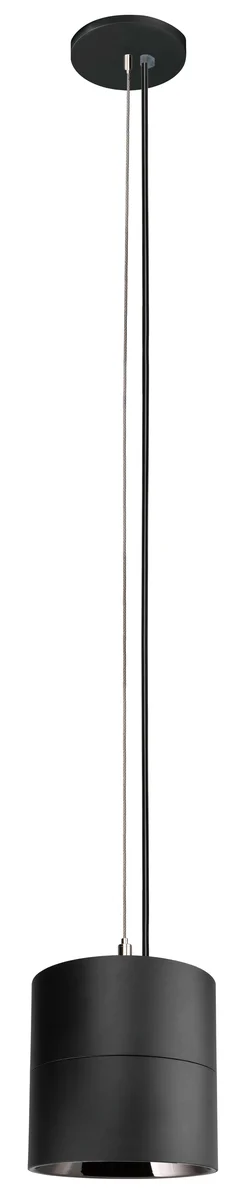 4" LED Cylinder Light Fixture, 2500 Lumens, Wattage Selectable, 2700K, 3000K, 3500K, or 4000K, 120-277V, Black Finish, Trim Options - Image 6