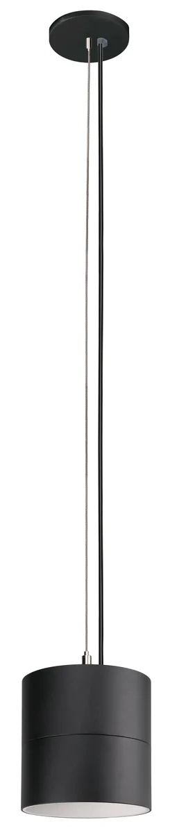 4" LED Cylinder Light Fixture, 2500 Lumens, Wattage Selectable, 2700K, 3000K, 3500K, or 4000K, 120-277V, Black Finish, Trim Options - Image 9
