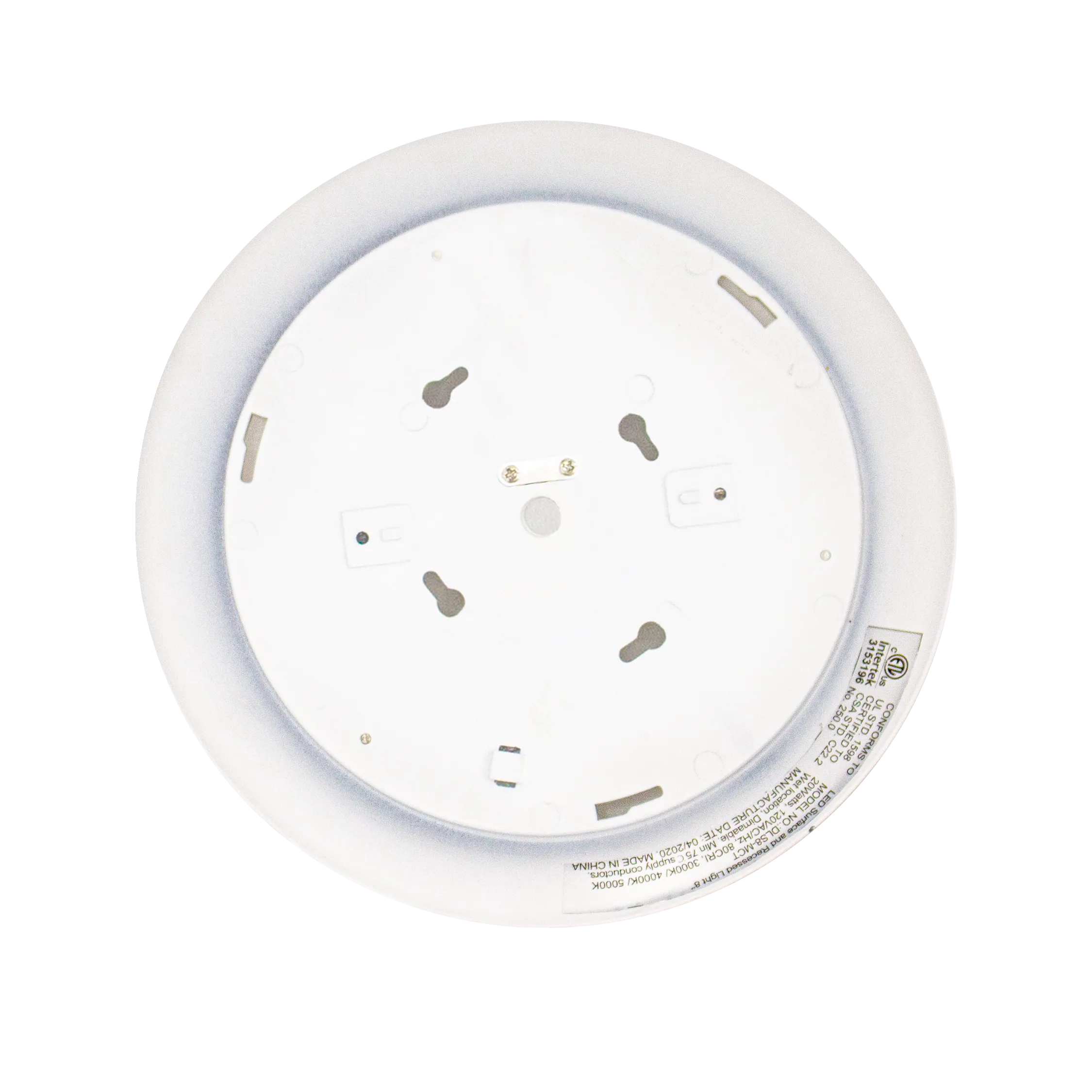 8" LED Round Disk Light, 20W, CCT Selectable, 120V - Image 3