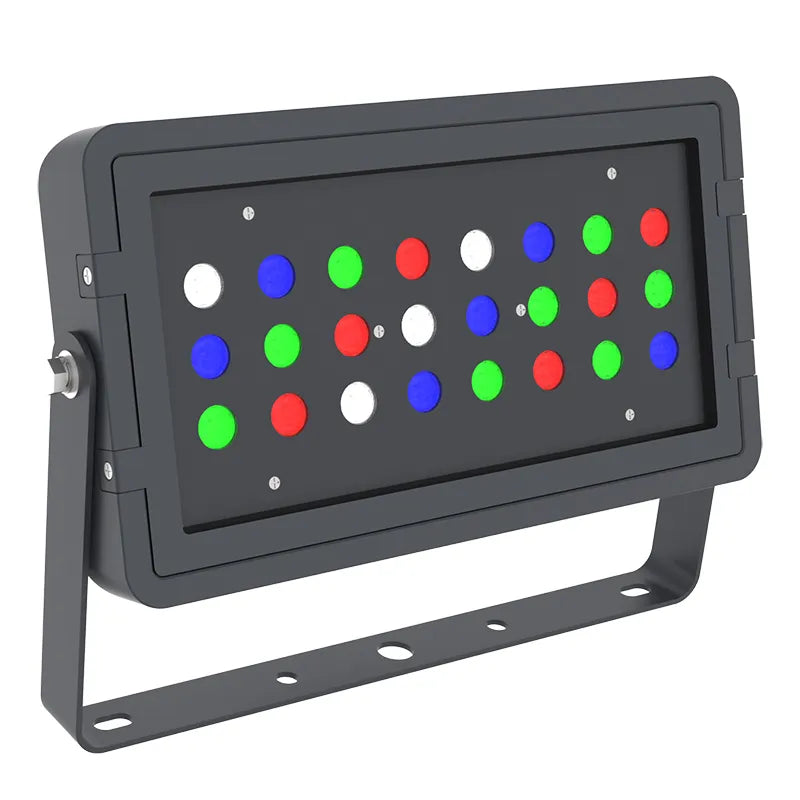 DMX 512 Compatible RGBW Square Flood Light, 72W