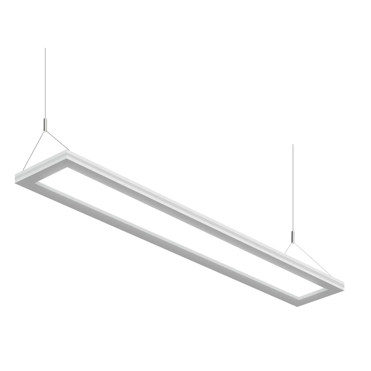 4FT Up and Down Linear Light, 4600 Lumens, 40W, CCT Selectable, 110-277V, White or Black Finish