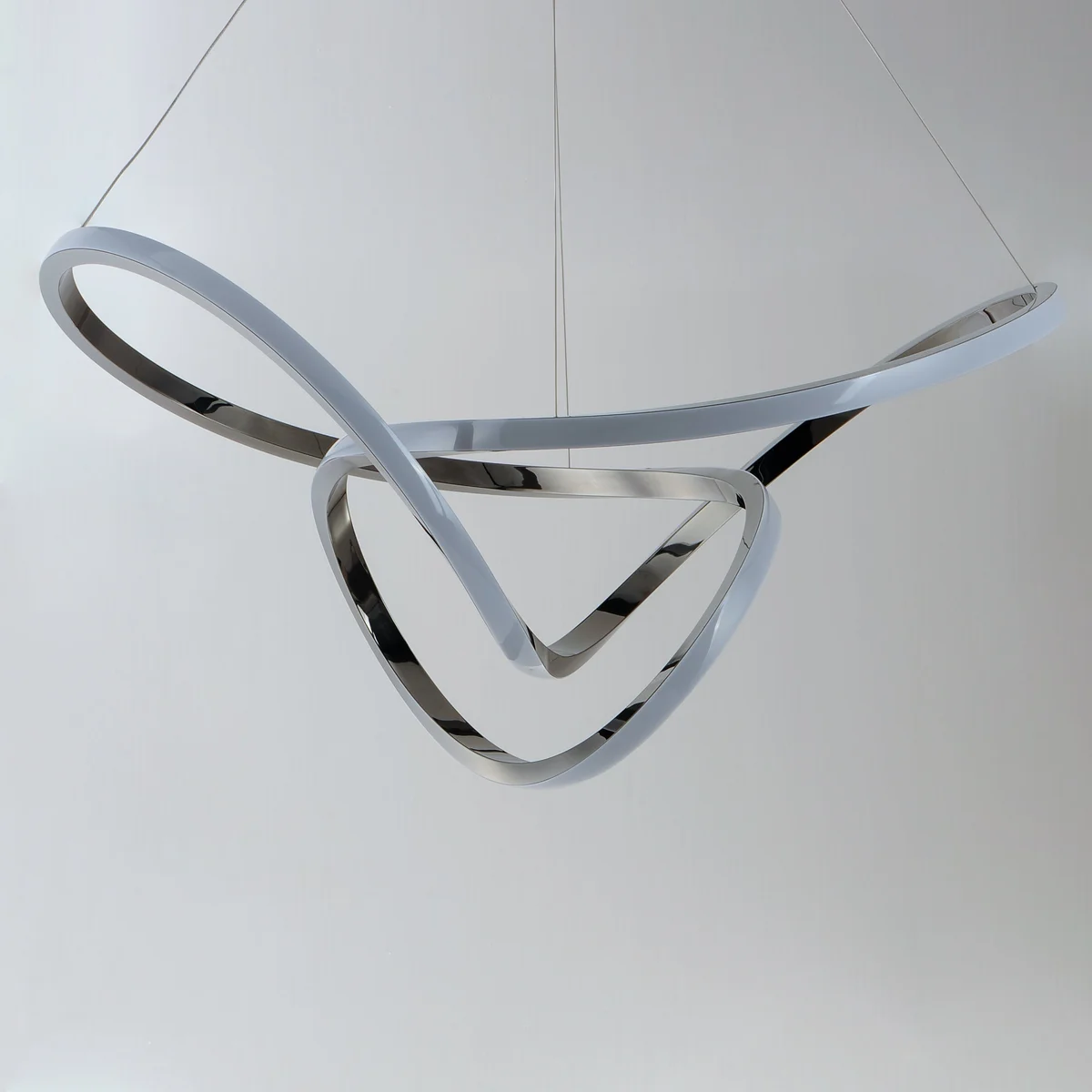 32" Perpetual LED Pendant, 3,150 Lumens, 45W, 120V, 3000K, Black Chrome or Brushed Champagne - Image 2