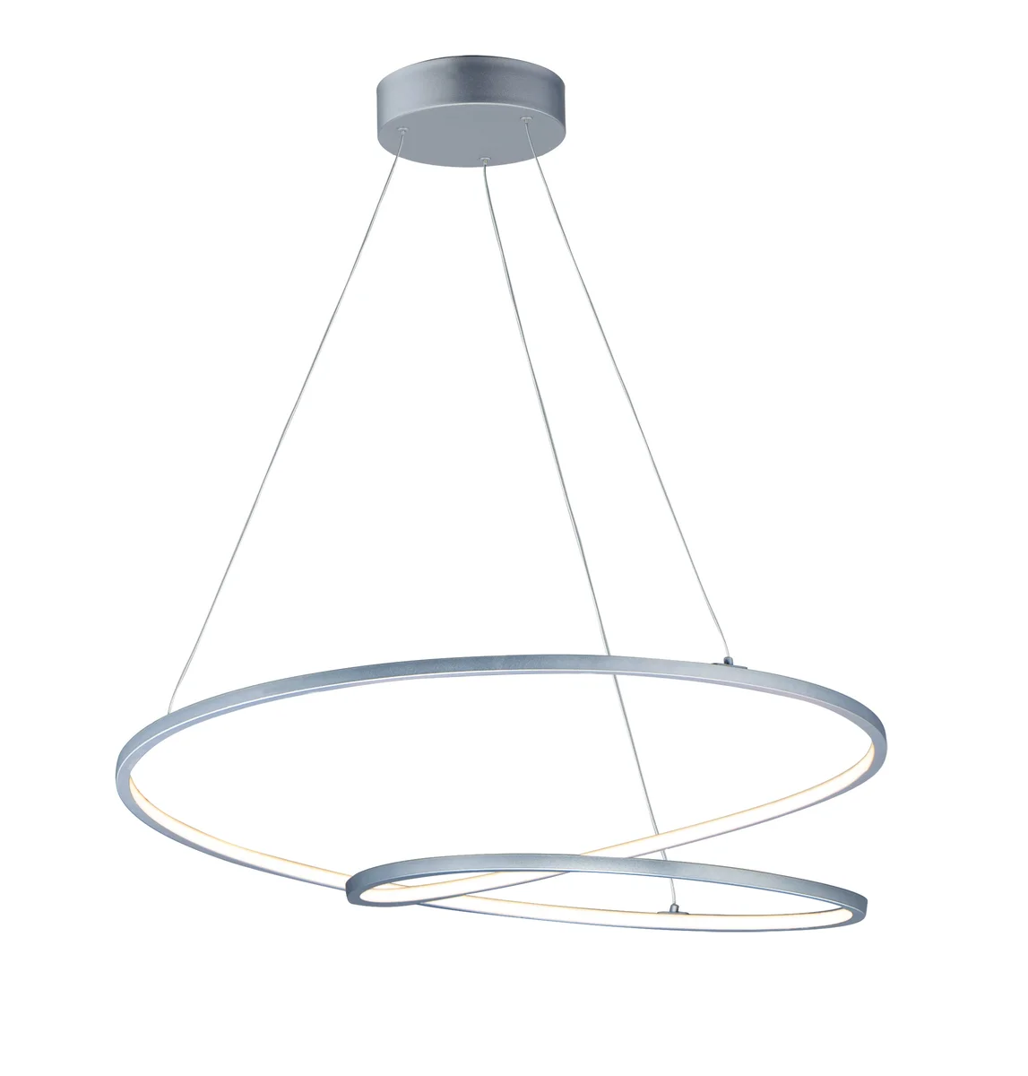 31.5" Signature LED Pendant, 6,860 Lumens, 98W, 120V, 3000K, Black or Matte Silver Finish - Image 2