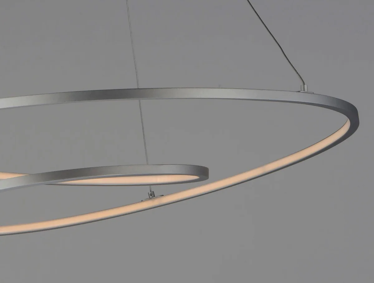 31.5" Signature LED Pendant, 6,860 Lumens, 98W, 120V, 3000K, Black or Matte Silver Finish - Image 3