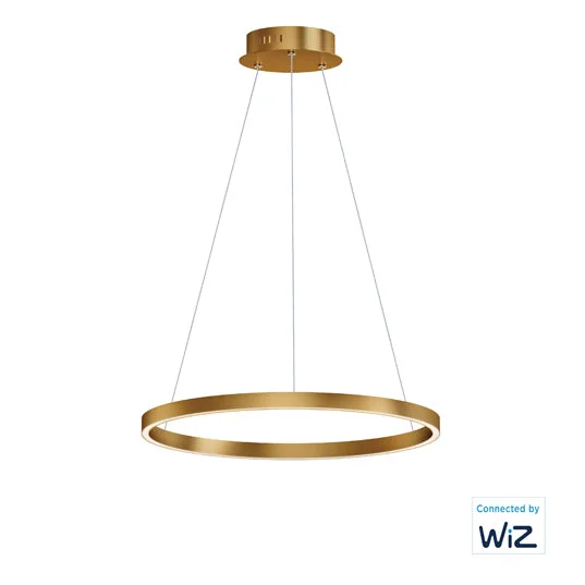 24" Hover LED Pendant, 2,000 Lumens, 27W, 120V, 2700-6000K CCT, Black or Gold Finish - Image 3