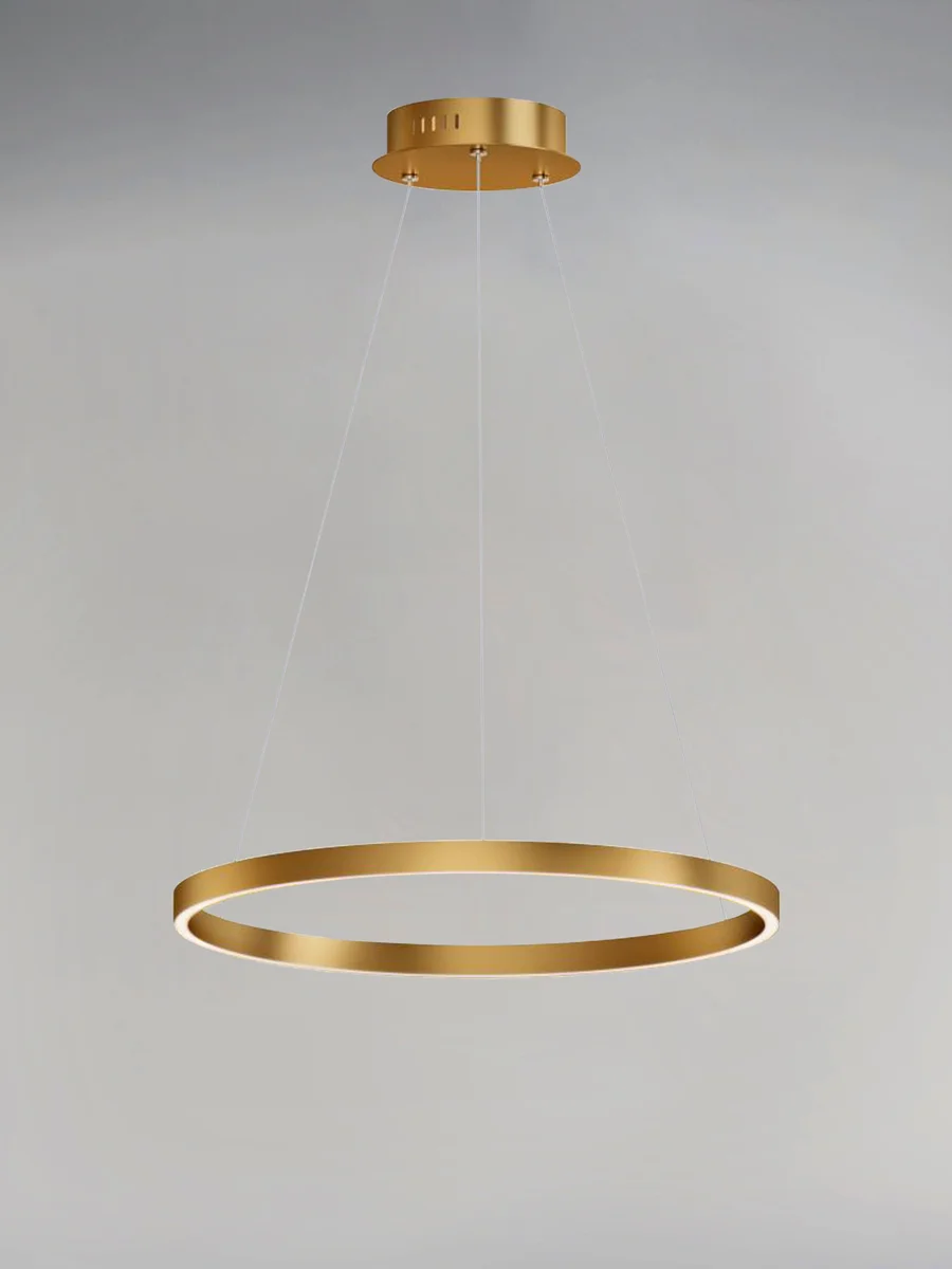 24" Hover LED Pendant, 2,000 Lumens, 27W, 120V, 2700-6000K CCT, Black or Gold Finish - Image 4