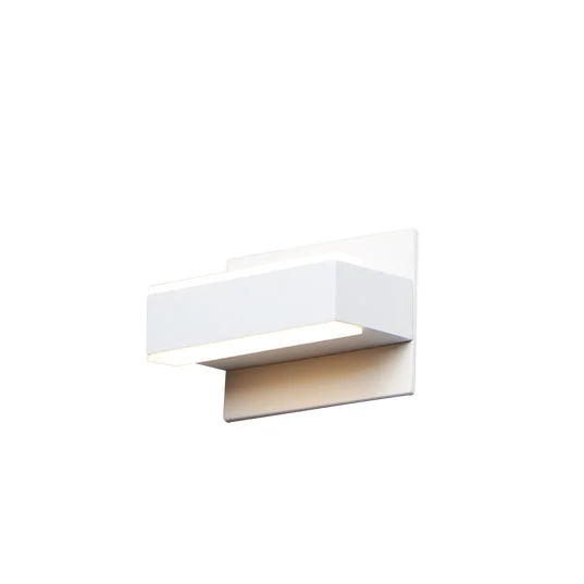 7" Omni LED Wall Sconce Vanity Light, 560 Lumens, 7W, 3000K CCT, 120V, Black or White Finish - Image 2