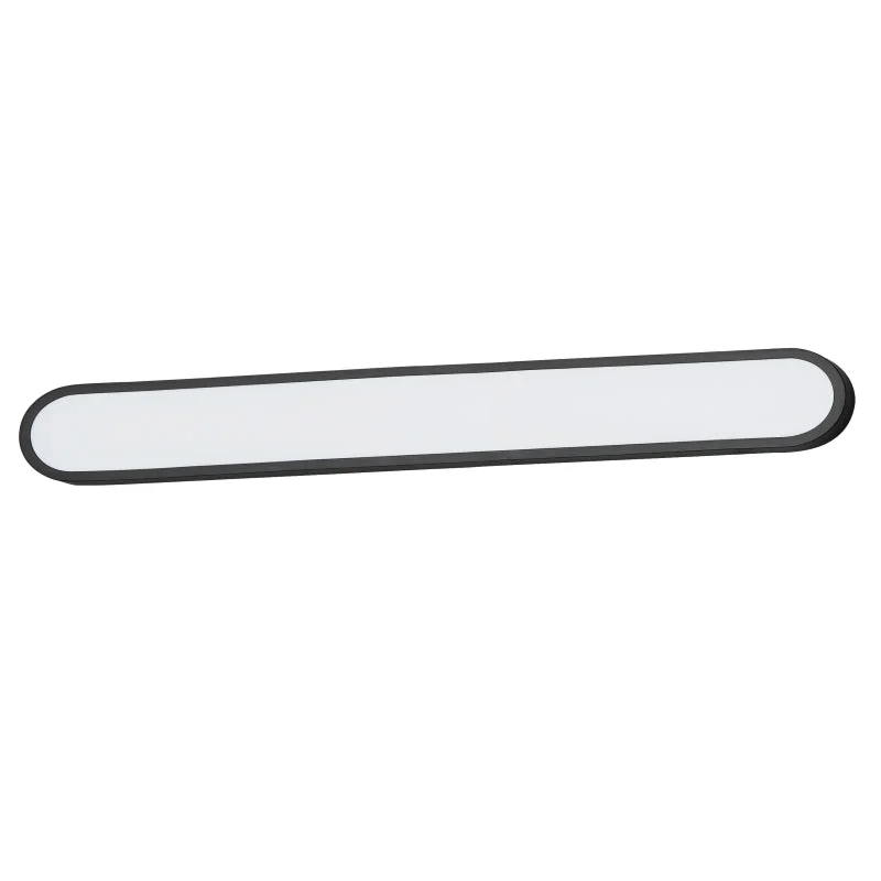 Latitude 48" LED Bath Sconce, Black, Gold, Polished Chrome, or Satin Nickel