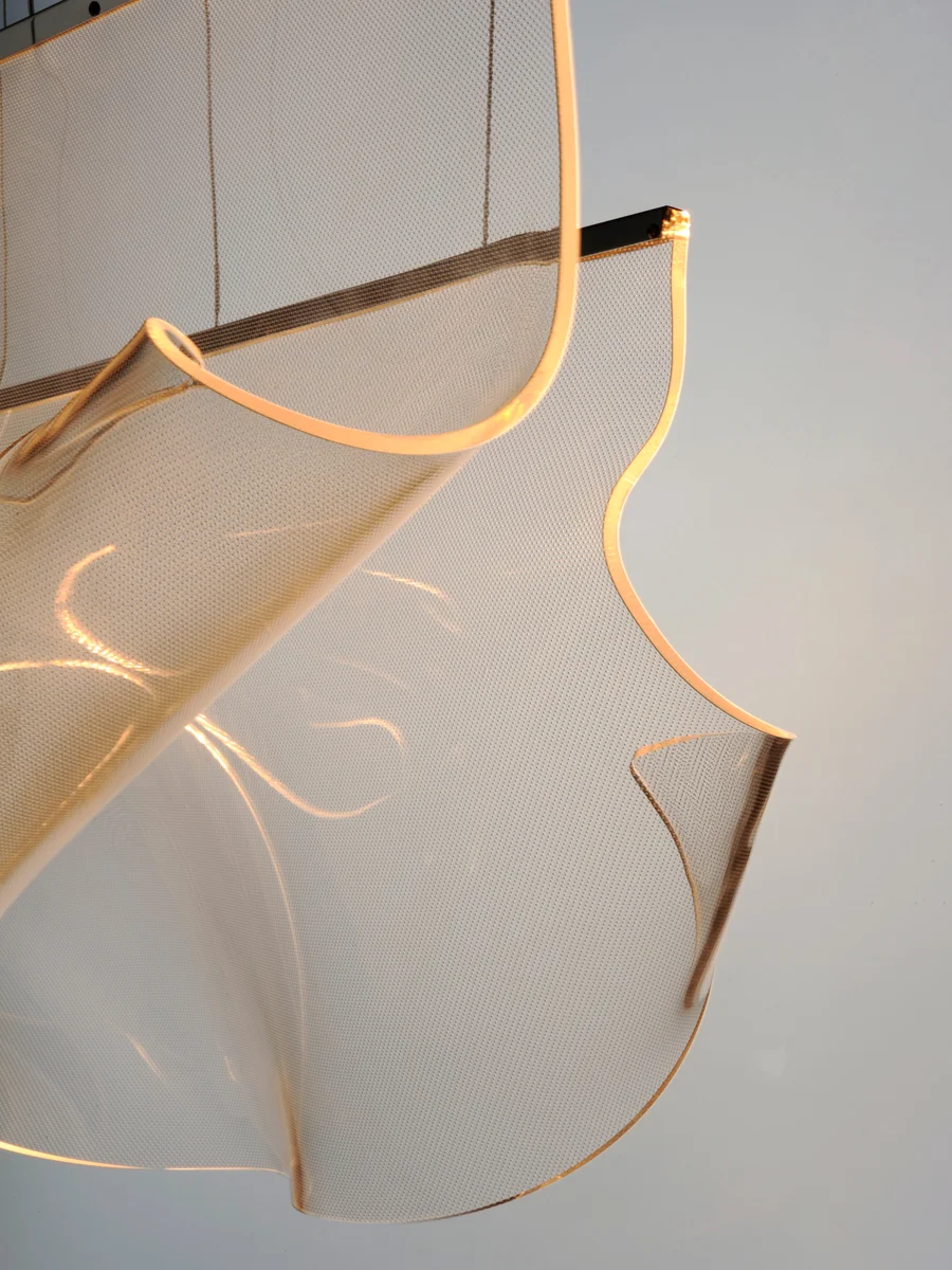 Rinkle 3-Light LED Pendant, 2,760 Lumens, 36W, 3000K CCT, 120V, Polished Chrome, French Gold or Brushed Gunmetal Finish - Image 2