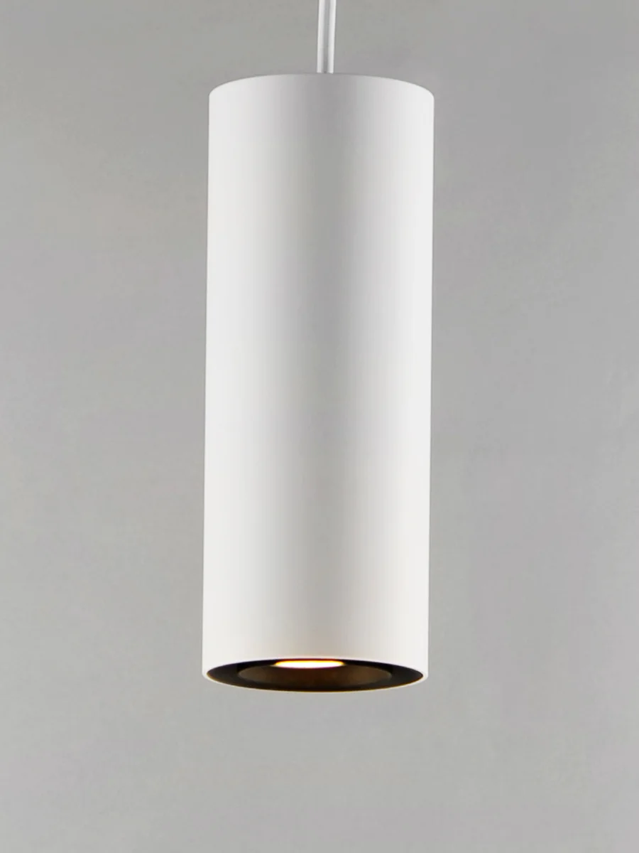 Dwell 1-Light LED Pendant, 490 Lumens, 7W, 3000K CCT, 120V, White Finish - Image 4