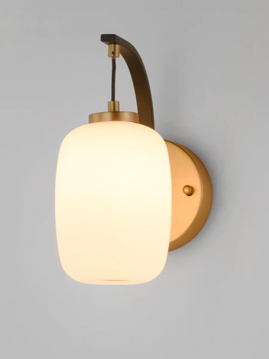 Soji LED Wall Sconce, 480 Lumens, 4W, 3000K CCT, 120V, Black/Gold Finish 10" Height - Image 2