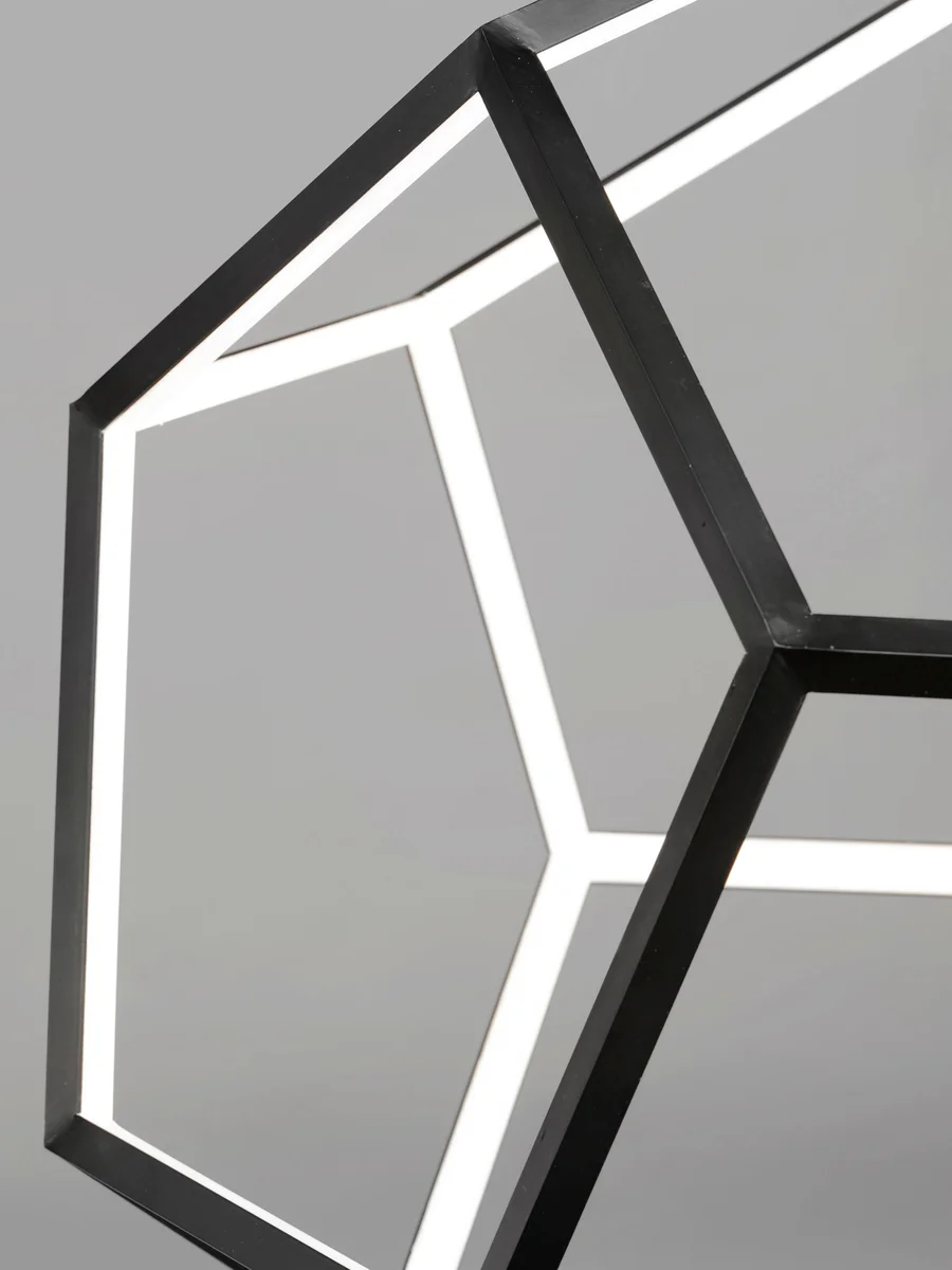 Penta LED Pendant, 4,960 Lumens, 62W, 3000K CCT, 120V, Black Finish - Image 2
