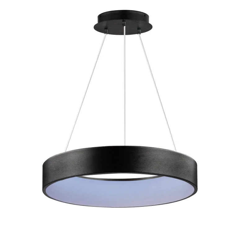 iQ WiZ 24" LED Pendant RGBW Y Smart Light, 50W, 3500 Lumens, 120V, Black Finish - Image 2