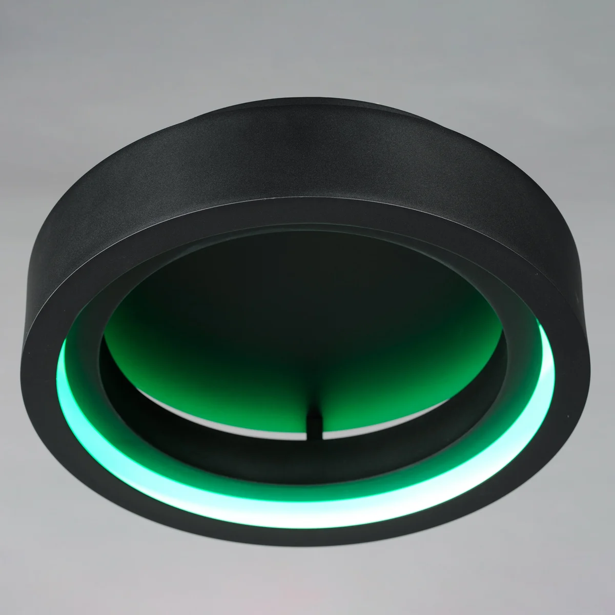 iCorona WiZ 18" LED Surface Mount RGBTWK Ceiling Smart Light, 2400 Lumens, 36W, 120-277V, Black Finish - Image 4