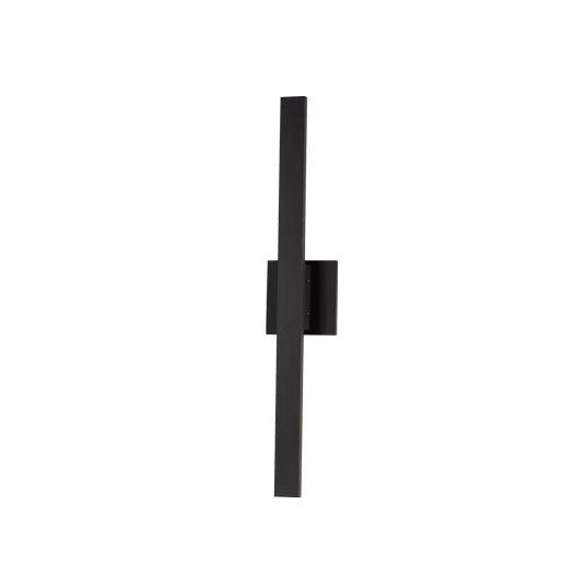 24" Alumilux LED Outdoor Wall Sconce, 1,300 Lumens, 13W, 3000K CCT, 120V, Black, Bronze or Satin Aluminum Finish