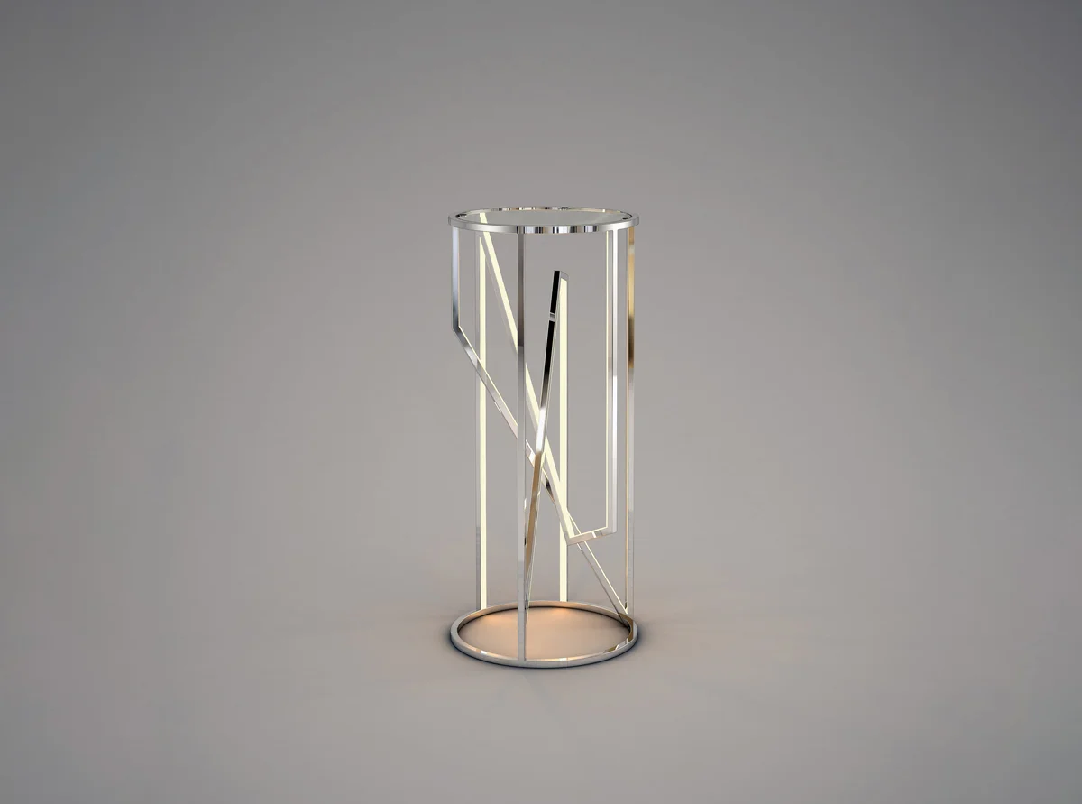 Trapezoid LED Accent Table - Image 2