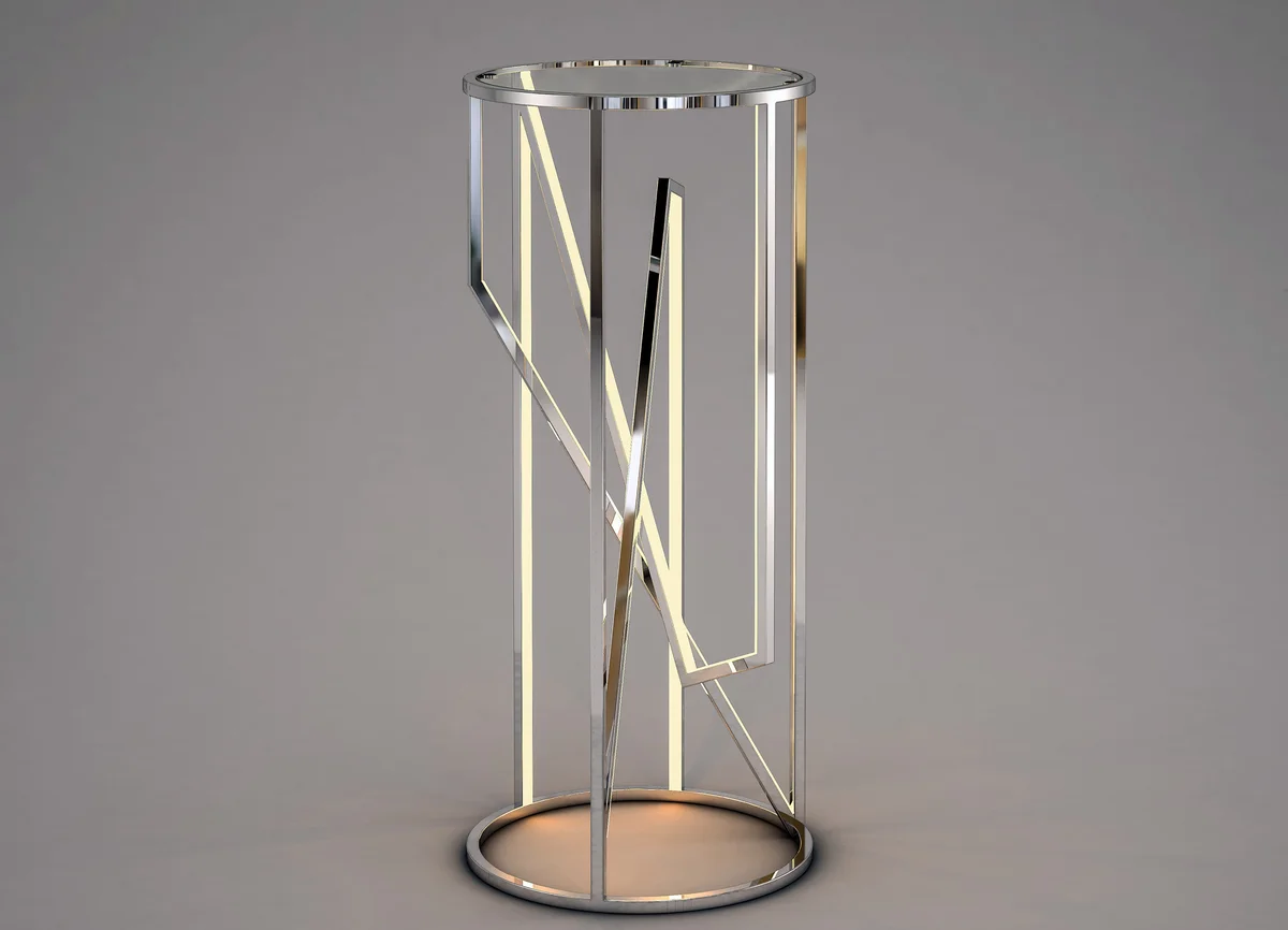 Trapezoid LED Accent Table - Image 3