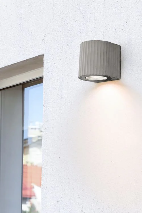 Artisan Concrete Collection Corinthian Wall Sconce Fixture, 20W, 110-230V - Image 6