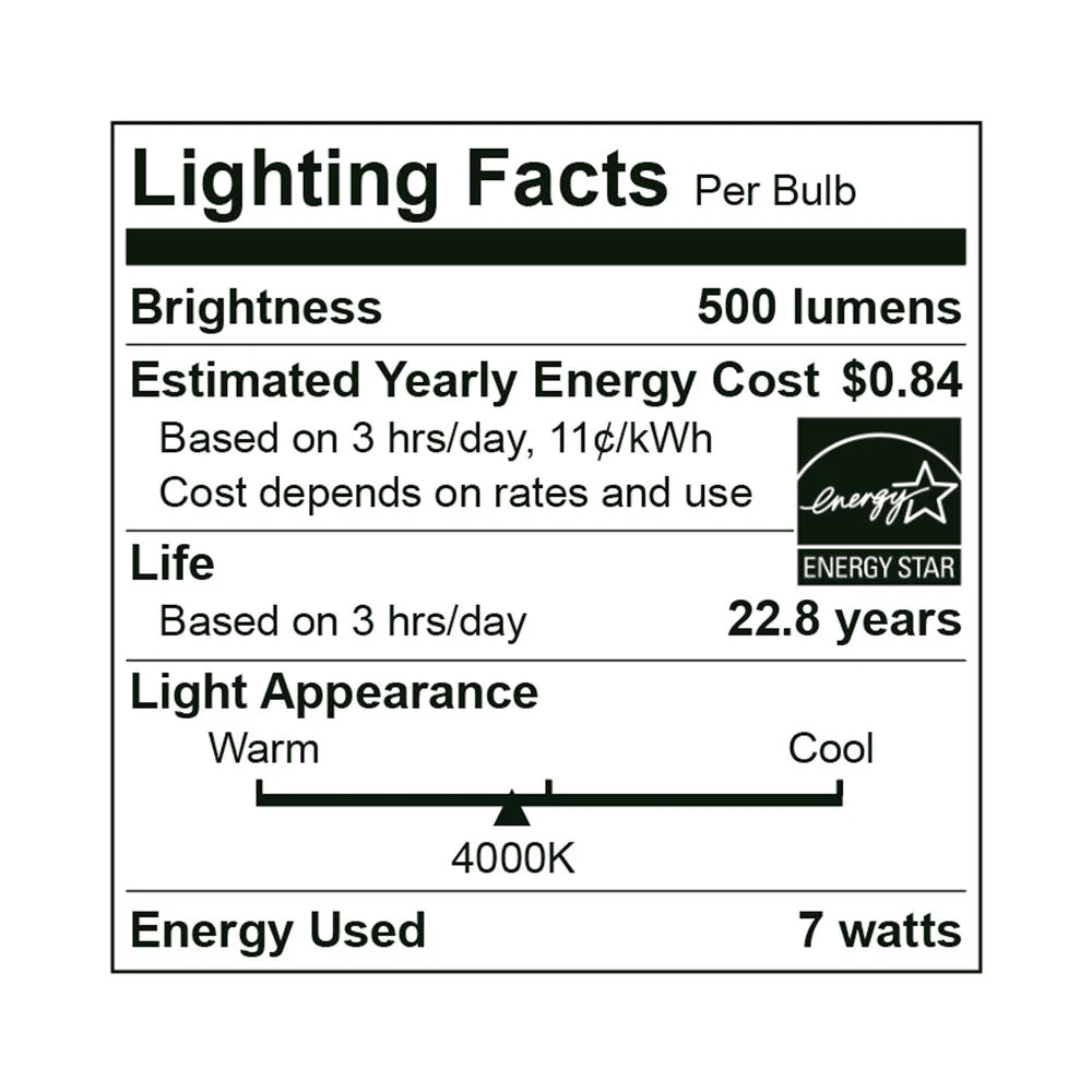 25PK LED PAR30 Long Neck Bulb, 11 Watt, 120V, 850 Lumens, 2700K, 3000K, 4000K, 5000K - Image 8