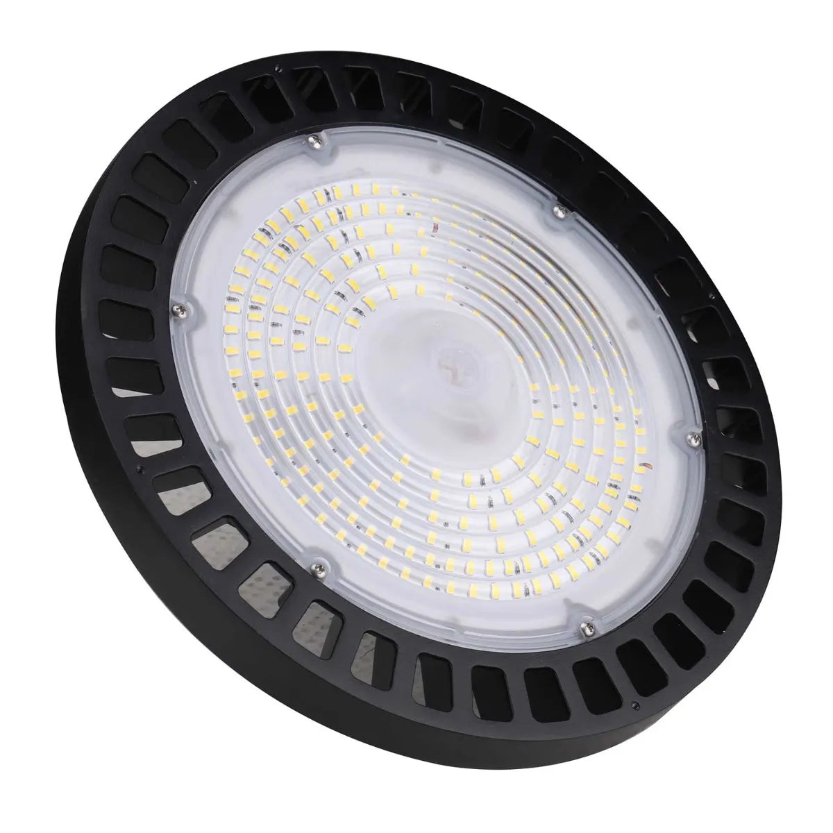 LED UFO Highbay, 21,000 Lumens, 150W, 5000K, 120-277V, Black Finish - Image 2