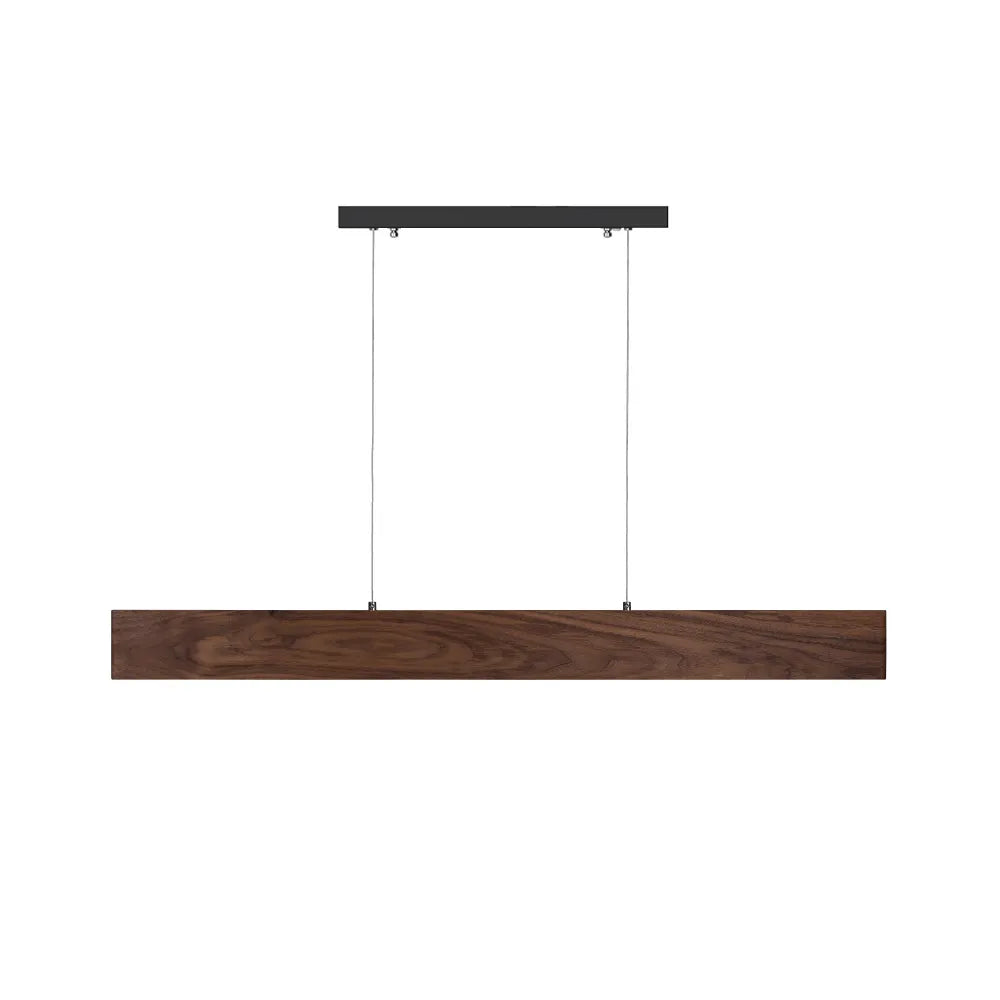 39" LED Linear Fixture, 1795 Lumens, 3000K, 20W, 100-240V, Walnut Wood Finish - Image 6