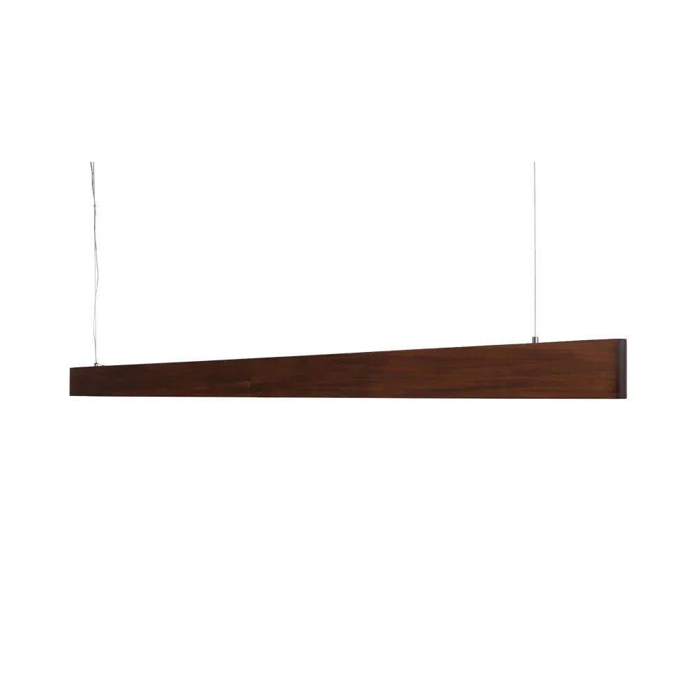 59" LED Linear Fixture, 2850 Lumens, 3000K, 30W, 100-240V, Ipe Wood Finish - Image 6