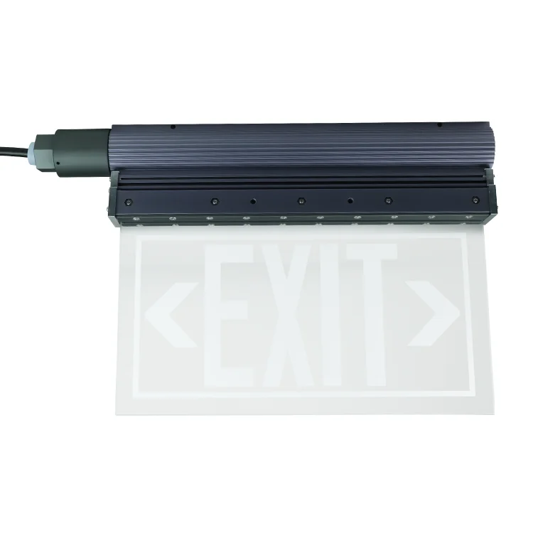 Explosion Proof Edge Lit LED Exit Sign, Class 1 Division 2, 5W, Green or Red Light, 100-277V - Image 5