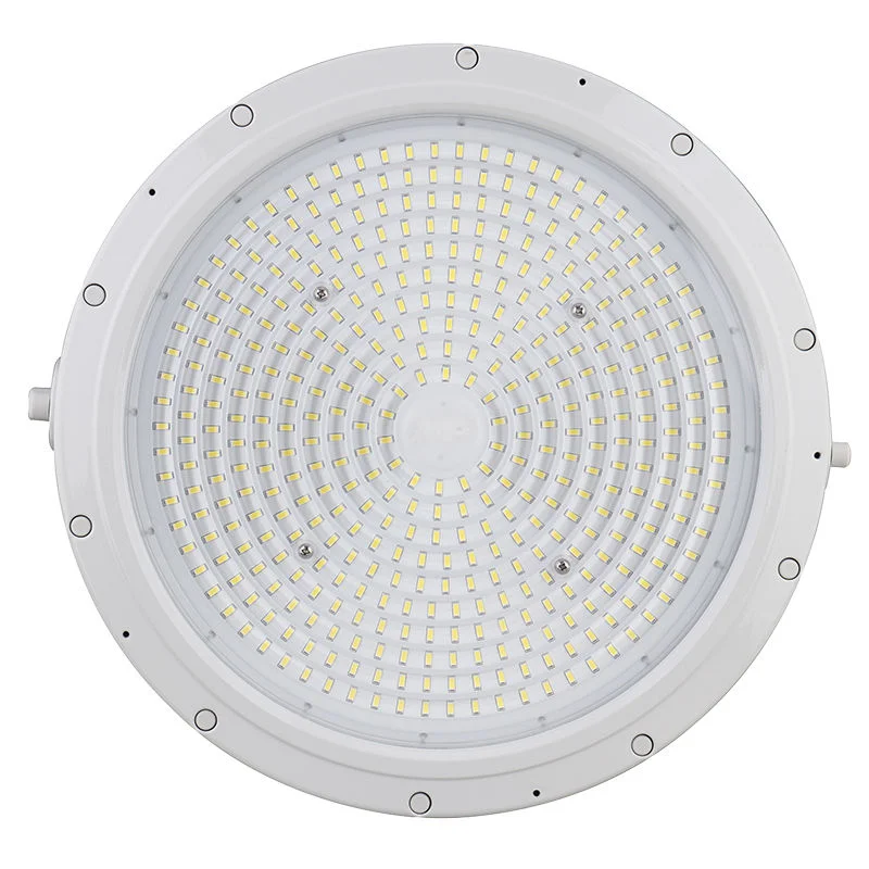 Round Hazardous Location Flood/Highbay Lights, Class 1 Division 2, 15300 Lumens, 100W, 5000K, 120-277V, White Finish - Image 2