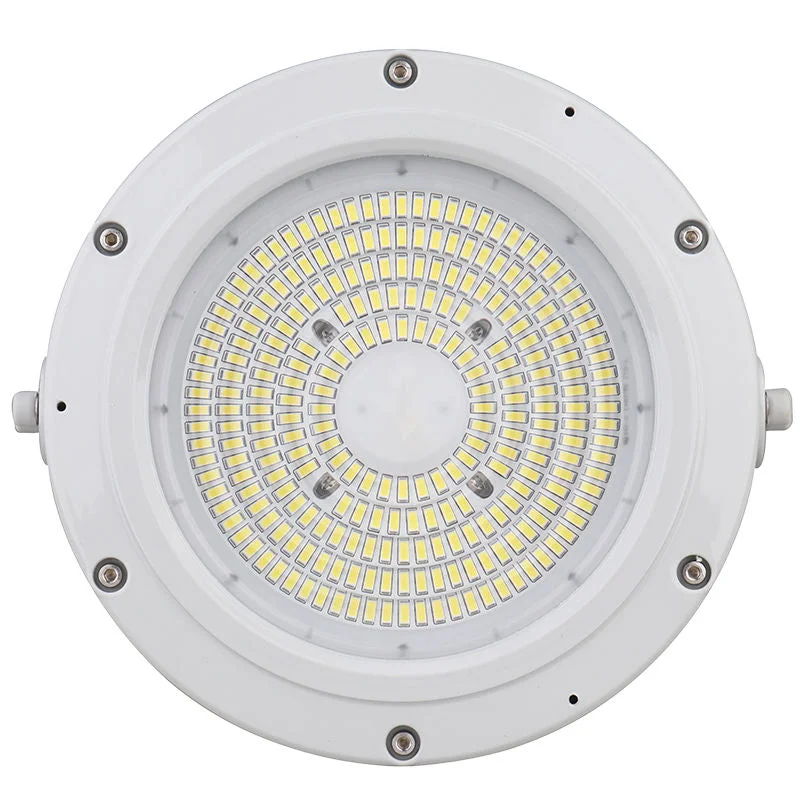 Round Hazardous Location Flood/Highbay Lights, Class 1 Division 2, 4380 Lumens, 30W, 5000K, 120-277V, White Finish - Image 2
