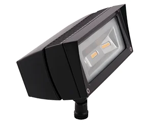 LED Flood Light, 18W, 120-277V, Bronze or White Finish - Image 2