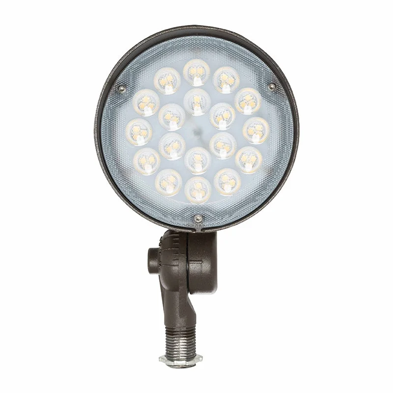 LED Bullet Flood Light, 42 Watt, 5200 Lumens, 3000K or 5000K, Knuckle Mount, 120-277V - Image 2