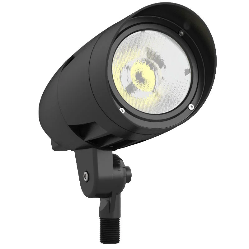 LED X-Gen Bullet Flood Light, 30W/40W/50W Selectable, 6200 Lumens, CCT Selectable 3000K/4000K/5000K, 120-277V, Black Finish