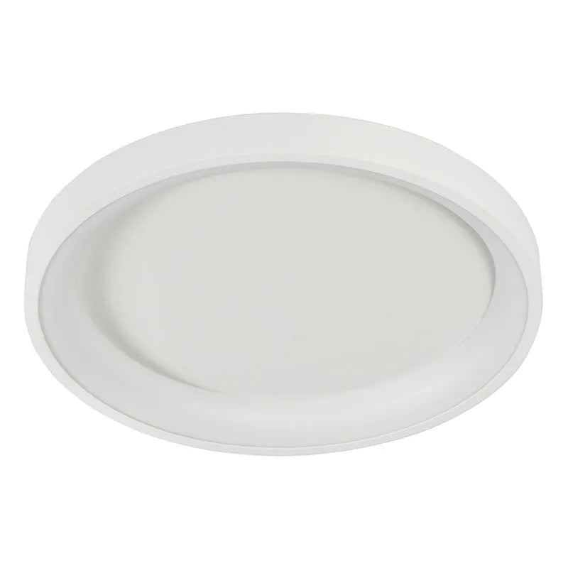 19" Flush Mount Ceiling Light, 2100 Lumens, 30W, CCT Selectable, 120V, White or Black Finish - Image 2