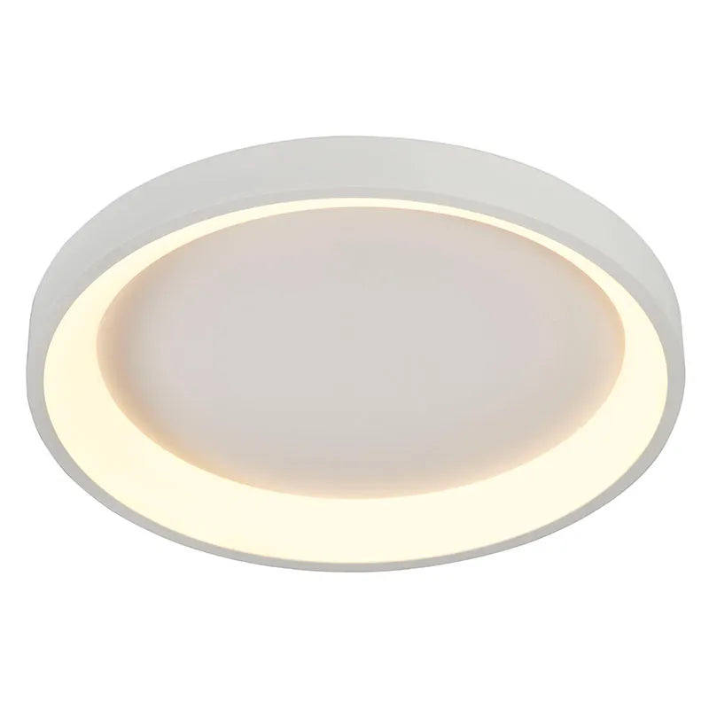 19" Flush Mount Ceiling Light, 2100 Lumens, 30W, CCT Selectable, 120V, White or Black Finish - Image 3