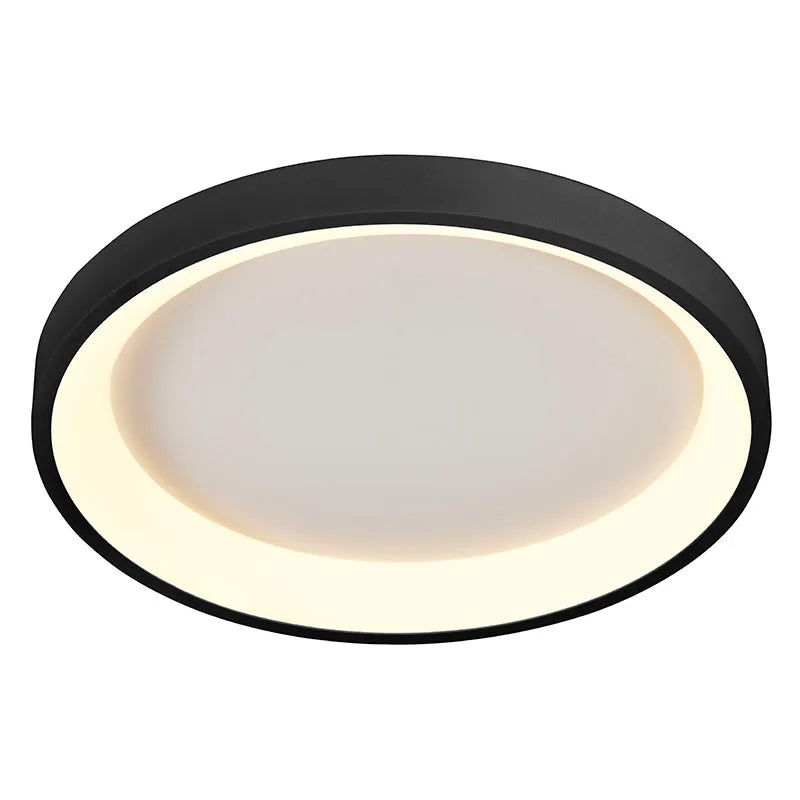 19" Flush Mount Ceiling Light, 2100 Lumens, 30W, CCT Selectable, 120V, White or Black Finish - Image 4