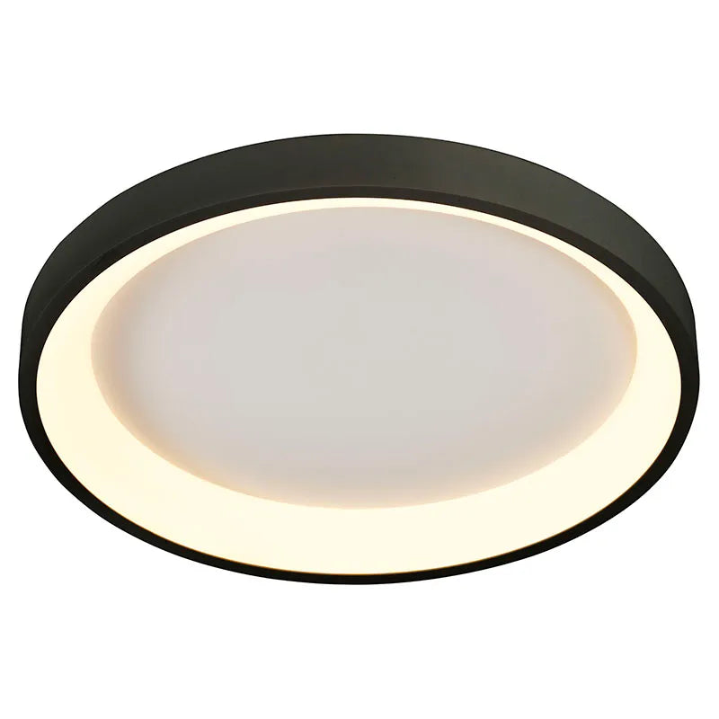 23" Flush Mount Ceiling Light, 2100 Lumens, 30W, CCT Selectable, 120V, White or Black Finish - Image 4