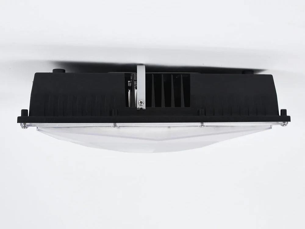 LED Slim Canopy Light, 5638 Lumens, 42W, 4000K or 5000K, 120-277V, Motion Sensor Option, Black - Image 2